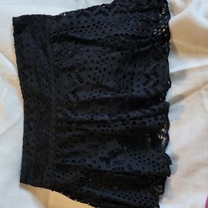 Eyelet bikini skirt